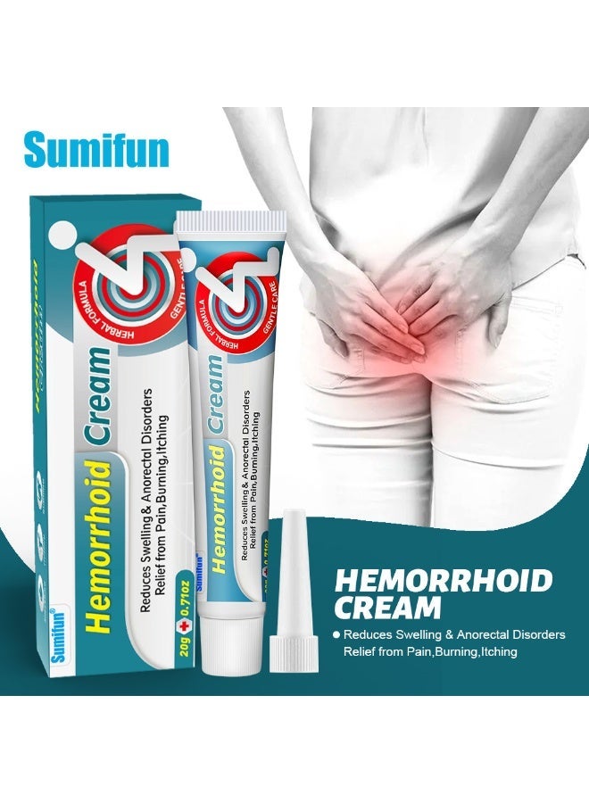 SumiFun Hemorrhoid Care Ointment: 20g - Soothing and Repairing, Relieving Discomfort, Gently Caring for Sensitive Areas - Image 1